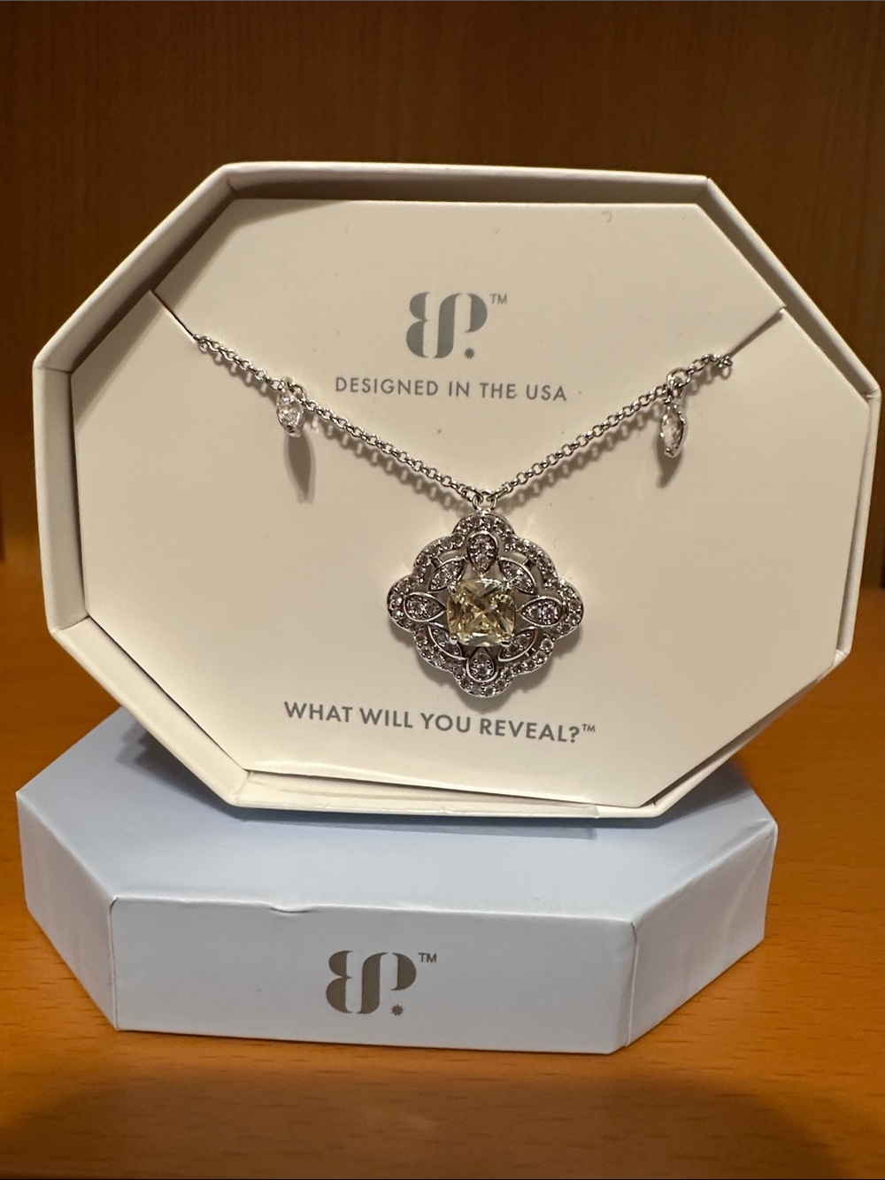 BP Silver lemon Filigree Necklace